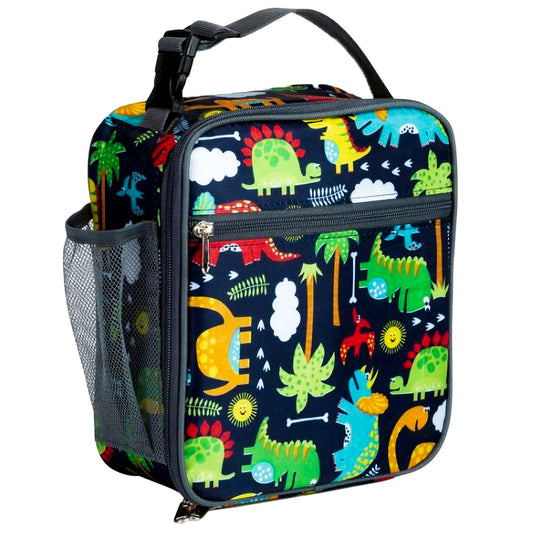 Kids' Blue Dinosaur Lunch Bag - Snack Attack