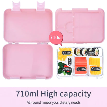 Kashmir Pink Kids Bento Lunch Box – 4/6